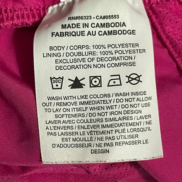 Nike Womens Athletic Shorts Small Pink Tempo Dri Fit Lined Running Workout - Picture 5 of 11